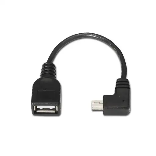 AISENS A101-0034 cable USB USB 2.0 0,15 m Mini-USB B USB A Negro