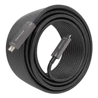 AISENS - Cable USB 3.1 Gen2 10Gbps AOC 4K@60Hz 3A 60W E-Marker, tipo USB-C/M-USB-C