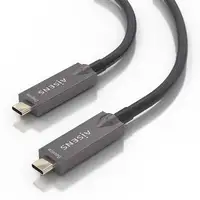 AISENS - Cable USB 3.1 Gen2 10Gbps AOC 4K@60Hz 3A 60W E-Marker, tipo USB-C/M-USB-C