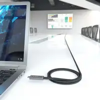 AISENS - Cable USB 3.1 Gen2 10Gbps AOC 4K@60Hz 3A 60W E-Marker, tipo USB-C/M-USB-C