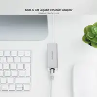 Nanocable Conversor USB-C A Ethernet Gigabit 10/100/1000 Mbps. 15cm