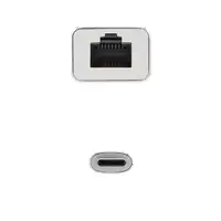 Nanocable Conversor USB-C A Ethernet Gigabit 10/100/1000 Mbps. 15cm