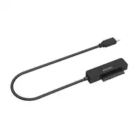 AISENS Adaptador SATA a USB-C USB3.0/USB3.1 Gen1 para Discos Duros 2.5″, Negro