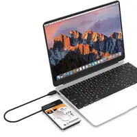 AISENS Adaptador SATA a USB-C USB3.0/USB3.1 Gen1 para Discos Duros 2.5″, Negro