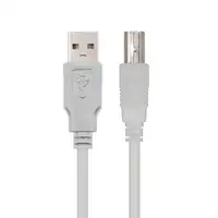Nanocable CABLE USB 2.0 IMPRESORA, TIPO A/M-B/M, BEIGE, 1.0 M