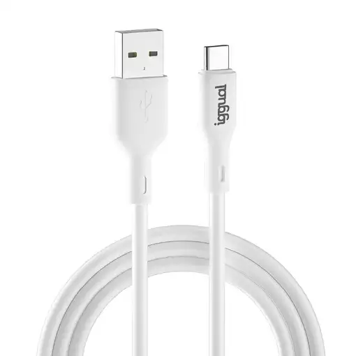 iggual IGG316948 cable USB USB 2.0 1 m USB A USB C Blanco