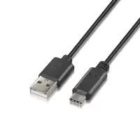 AISENS A107-0051 cable USB USB 2.0 1 m USB A USB C Negro