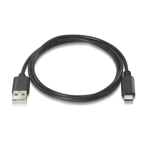 AISENS A107-0051 cable USB USB 2.0 1 m USB A USB C Negro