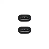Nanocable USB 3.1, 1m cable USB USB 3.2 Gen 2 (3.1 Gen 2) USB C Negro