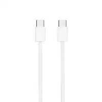 Nanocable Cable USB-C 2.0 60W 3A, USB-C/M-USB-C/M, Blanco, 2 m