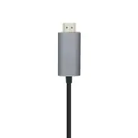 AISENS Cable conversor USB-C a HDMI 4K@60HZ, USB-C/M-HDMI/M, Negro, 0.8m