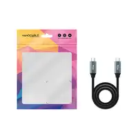Nanocable Cable USB 3.2 Gen2x2 20Gbps 5A/100W 4K/60Hz USB-C/M-USB-C/M, 1.5 m