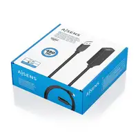 AISENS Cable USB 2.0 Prolongador con Amplificador, Tipo A/M-A/H, Negro, 10m