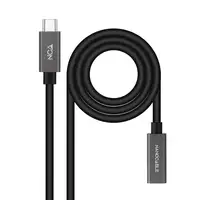 Nanocable Cable Prolongador USB-C 3.2 Gen2x2 20Gbps 3A, 4K/60Hz, USB-C/M-USB-C/H,