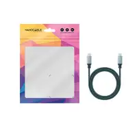 Nanocable Cable USB 3.1 Gen2 10Gbps 5A, 4K/60Hz, USB-C/M-USB-C/M, Gris/Negro, 1.5