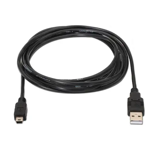 AISENS A101-0024 cable USB USB 2.0 1 m USB A Mini-USB B Negro