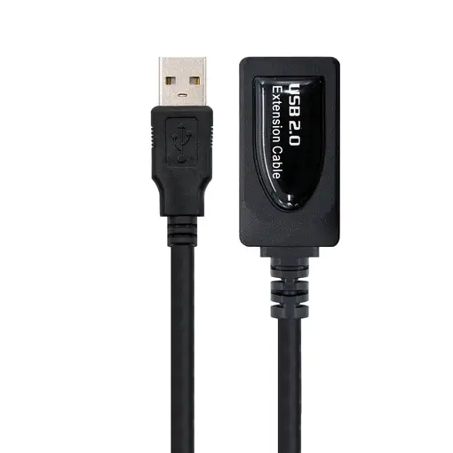 Nanocable CABLE USB 2.0 PROLONGADOR CON AMPLIFICADOR, TIPO A/M-A/H, 5.0 M