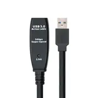 Nanocable Cable USB 3.0 prolongador con amplificador, tipo A/M-A/H, 10m