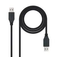 Nanocable 10.01.1001-BK cable USB USB 3.2 Gen 1 (3.1 Gen 1) 1 m USB A Negro