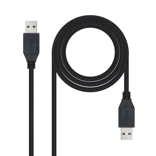 Nanocable 10.01.1001-BK cable USB USB 3.2 Gen 1 (3.1 Gen 1) 1 m USB A Negro