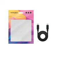 Nanocable Cable USB 3.1 Gen2 10Gbps 5A, 4K/60Hz, USB-C/M-USB-C/M, Negro, 2 m