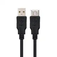 Nanocable CABLE USB 2.0, TIPO A/M-A/H, NEGRO, 1.8 M