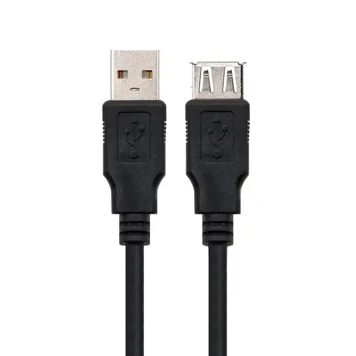 Nanocable CABLE USB 2.0, TIPO A/M-A/H, NEGRO, 1.8 M