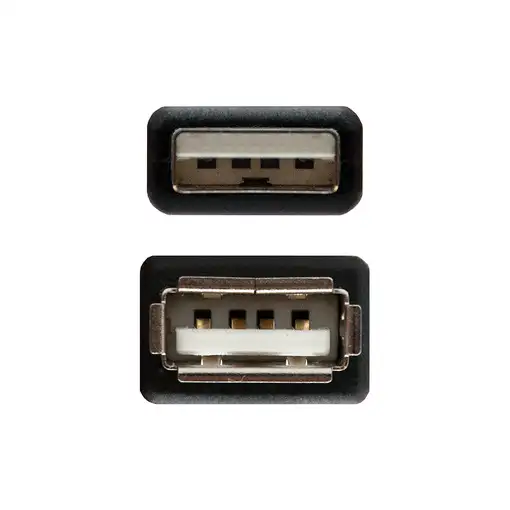 Nanocable CABLE USB 2.0, TIPO A/M-A/H, NEGRO, 1.8 M