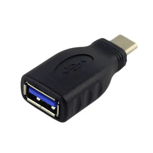AISENS A108-0323 cambiador de género para cable USB-C USB-A Negro