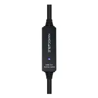 Nanocable Cable USB 3.0 prolongador con amplificador, tipo A/M-A/H, 15m