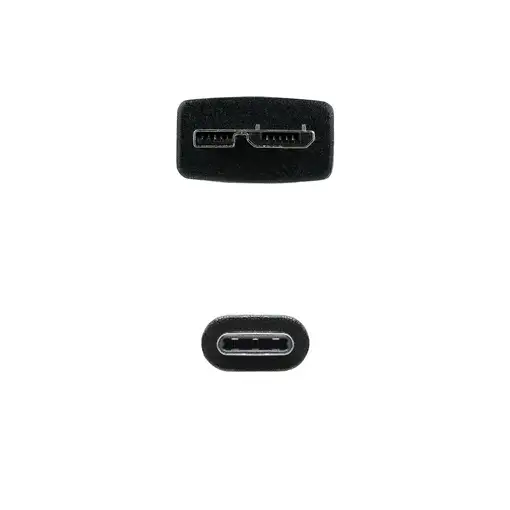 Nanocable 10.01.1201-BK cable USB USB 3.2 Gen 1 (3.1 Gen 1) 1 m USB C Micro-USB B