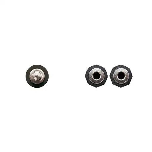 Nanocable 10.24.1200 cable de audio 0,15 m 2 x 3.5mm 3,5mm Negro