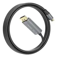AISENS Cable Conversor Aluminio Bidireccional USB-C A DisplayPort 8K@60Hz, USB-C/M