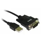 Approx appC27 cable de serie Negro 0,75 m USB tipo A DB-9