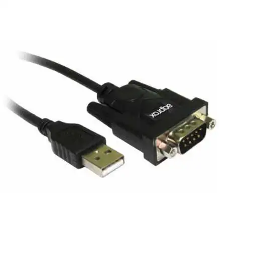 Approx appC27 cable de serie Negro 0,75 m USB tipo A DB-9