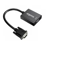 Approx appC25 0,2 m HDMI tipo A (Estándar) VGA (D-Sub) Negro