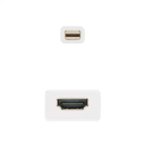 Nanocable CONVERSOR MINI DP A HDMI MINI DP/M-HDMI/H BLANCO 15 CM
