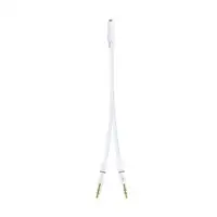 Nanocable Cable Adaptador Audio Jack 3.5/H de 4 Pines a 2 Jack 3.5/M de 3 Pines, B
