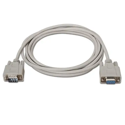 AISENS A112-0065 cable de serie Beige 1,8 m DB9