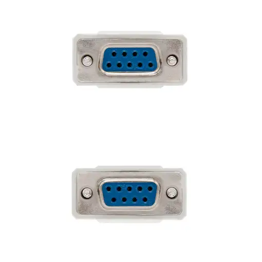 Nanocable CABLE SERIE NULL MODEM, DB9/H-DB9/H, 1.8 M