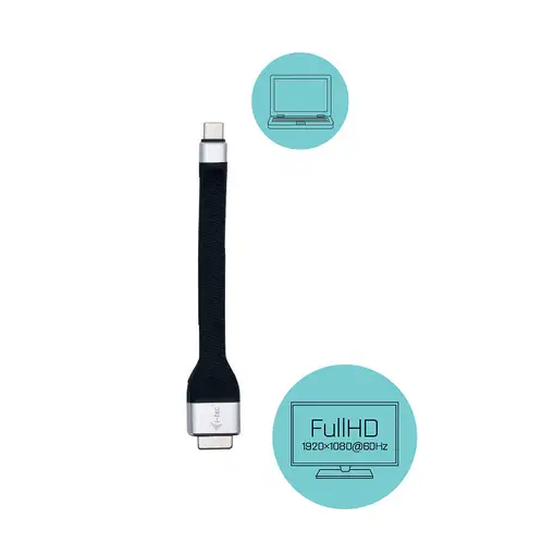 i-tec USB-C Flat VGA Adapter 1920 x 1080p/60 Hz