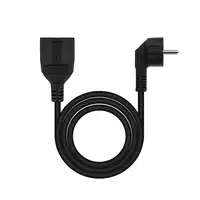 Nanocable Cable de Alimentación Alargador, Negro, 3 m