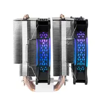 Mars Gaming Disipador CPU, Doble Torre Refrigeración, 6 Heatpipes HCT, TDP 300 W,