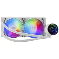 Mars Gaming ML-ONE240 Blanco, Refrigeración Líquida CPU, TDP 400W, Espejo Infinito