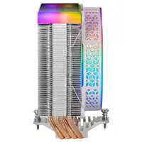 Mars Gaming MCPU-VR, Disipador CPU, Doble Espejo Infinito ARGB, 4 Heatpipes HCT, T