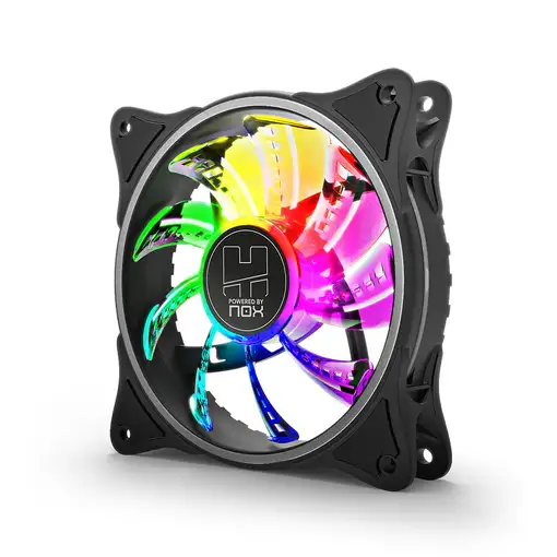 NOX A-Fan Carcasa del ordenador Ventilador 12 cm Negro 1 pieza(s)