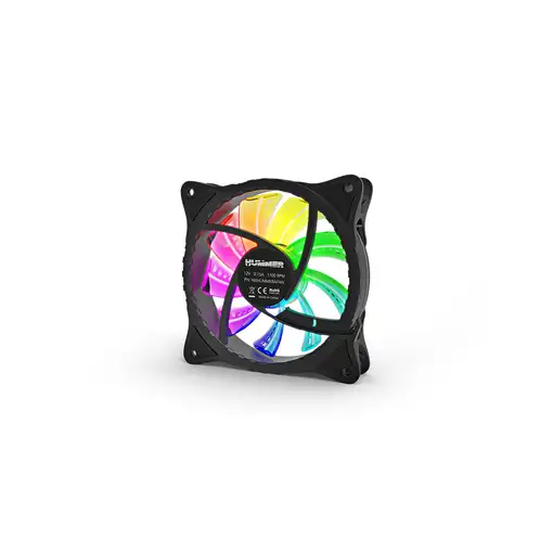NOX A-Fan Carcasa del ordenador Ventilador 12 cm Negro 1 pieza(s)