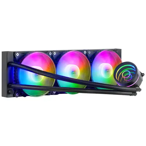 Mars Gaming ML-ONE360, Refrigeración Líquida CPU, TDP 550 W, Espejo Infinito, 3 Ve
