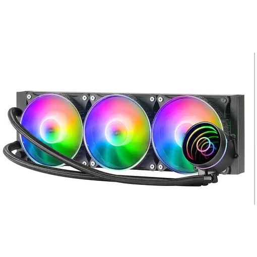 Mars Gaming ML-ONE360, Refrigeración Líquida CPU, TDP 550 W, Espejo Infinito, 3 Ve