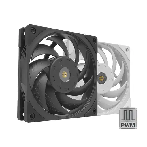 Mars Gaming MF-NC, Ventilador PC PWM 120mm, Rodamiento FDB de Cobre Hiperbalancead